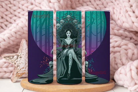 Gothic Queen 20oz Tumbler Wrap Sublimation DesignSVG 