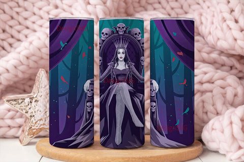 Gothic Queen 20oz Tumbler Wrap Sublimation DesignSVG 