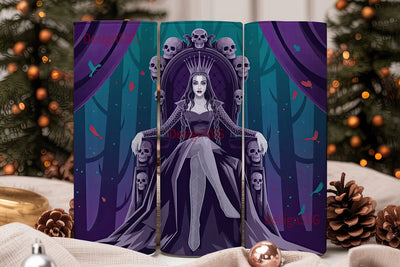 Gothic Queen 20oz Tumbler Wrap Sublimation DesignSVG 
