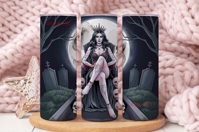 Gothic Queen 20oz Tumbler Wrap Sublimation DesignSVG 
