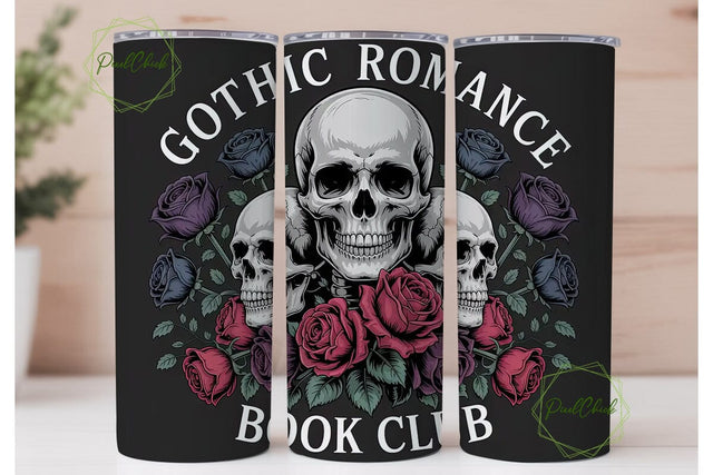 Gothic Romance Book Club 20oz Tumbler Sublimation PixelChick 
