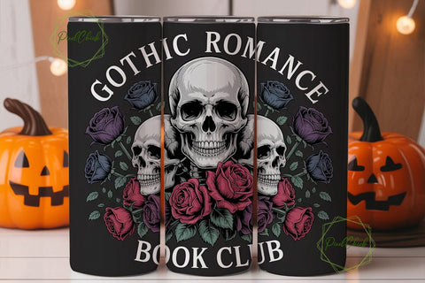 Gothic Romance Book Club 20oz Tumbler Sublimation PixelChick 