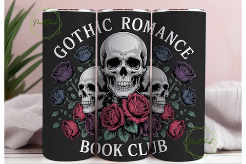 Gothic Romance Book Club 20oz Tumbler Sublimation PixelChick 