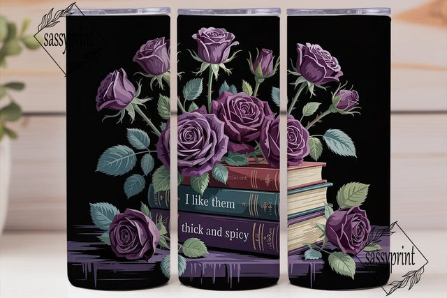 Gothic Romance Bookish 20oz Tumbler Sublimation sassyprint 