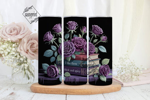Gothic Romance Bookish 20oz Tumbler Sublimation sassyprint 