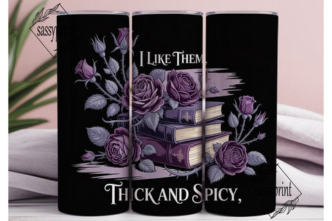 Gothic Romance Bookish 20oz Tumbler Sublimation sassyprint 