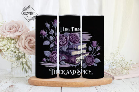 Gothic Romance Bookish 20oz Tumbler Sublimation sassyprint 