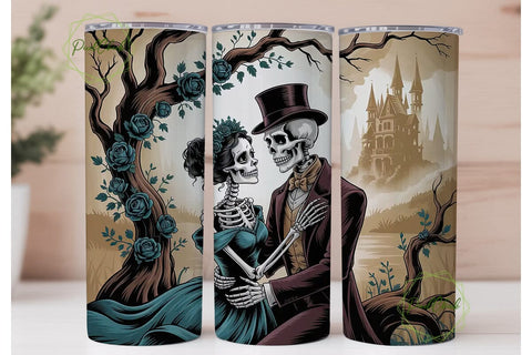 Gothic Romance Tumbler Wrap Sublimation PixelChick 