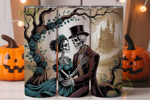Gothic Romance Tumbler Wrap Sublimation PixelChick 