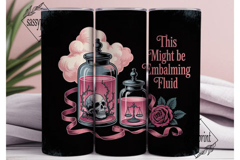 Gothic Romance Tumbler Wrap Sublimation sassyprint 