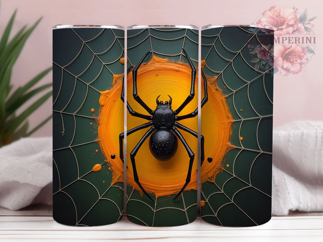 Gothic Spider Web Dark Halloween Tumbler, Gothic Halloween Cup, Spooky Web Wrap, 20Oz Sublimation Design, Gothic Spider Mug, Halloween Web Drinkware, Dark Halloween Tumbler Sublimation Li Zamperini 