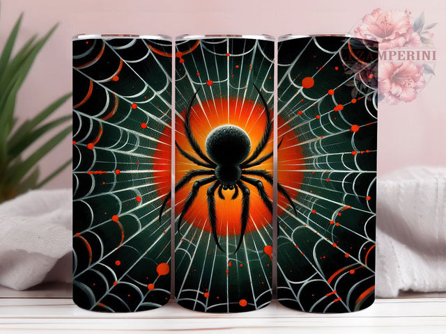 Gothic Spider Web Dark Halloween Tumbler, Gothic Halloween Cup, Spooky Web Wrap, 20Oz Sublimation Design, Gothic Spider Mug, Halloween Web Drinkware, Dark Halloween Tumbler Sublimation Li Zamperini 