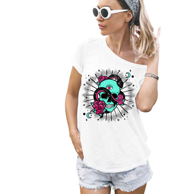 Gothic Teal Rose Design | Alternative Fashion Sublimation Sublimation So Fontsy Design Shop 