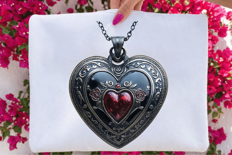 Gothic Valentine Clipart Bundle PNG Sublimation SVGArt 