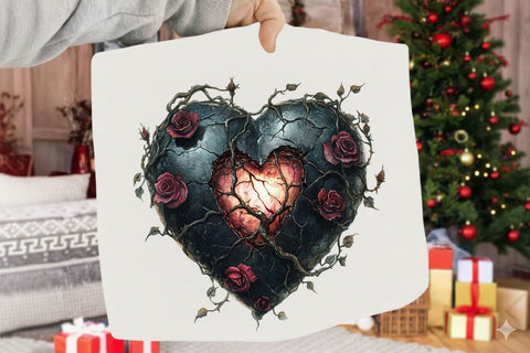 Gothic Valentine Clipart Bundle PNG Sublimation SVGArt 