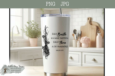 Gothic Witch Broom Hand drawn with thorns and roses. – “Each Bristle is a Name Unspoken” – Salem 1692 Print – Dark Floral Wiccan Decor Sublimation Willow Paige Farms 