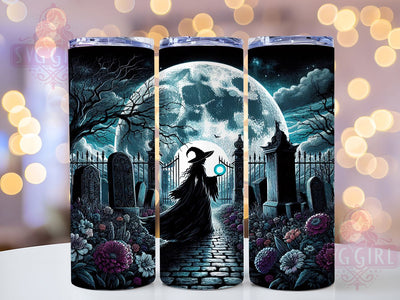Gothic Witch Dark Floral Tumbler, Witch Sublimation Design, Dark Floral Tumbler, Roses Wrap 20oz, Gothic Witch Drinkware, Floral Witch Cup, Dark Roses Sublimation Sublimation SvggirlplusArt 