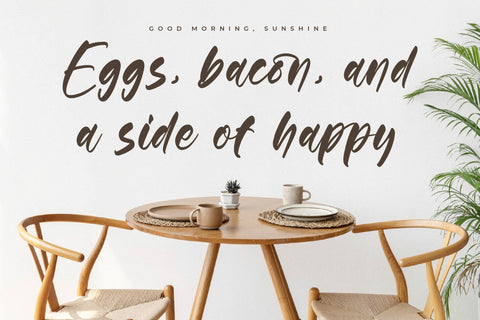 Gouthals Palmetto - Modern Handwritten Font Font Letterena Studios 