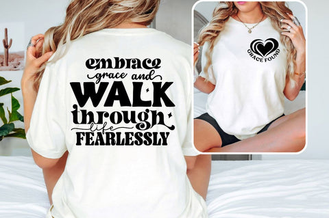 Grace found Front and Back SVG T shirt Design SVG Designangry 