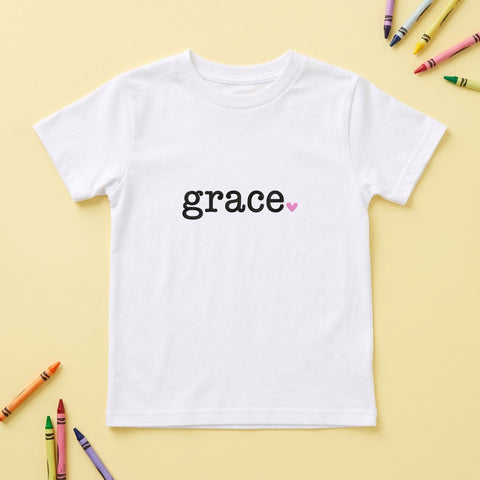 Grace Heart Embroidery Design – Minimalist Christian Faith Word Machine Embroidery File Embroidery/Applique DESIGNS PatternFeed8 