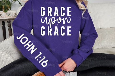 Grace upon grace Sleeve SVG Design SVG Designangry 