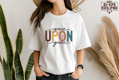 Grace Upon Grace Svg Cut Files Creative Art SVG CraftlabSvg55 