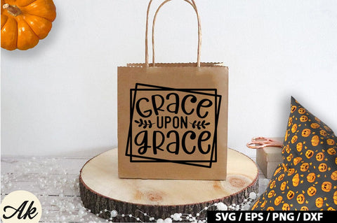 Grace Upon Grace SVG Design SVG akazaddesign 