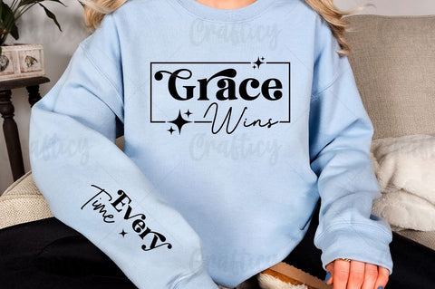 Grace Wins Sleeve SVG Design SVG Designangry 