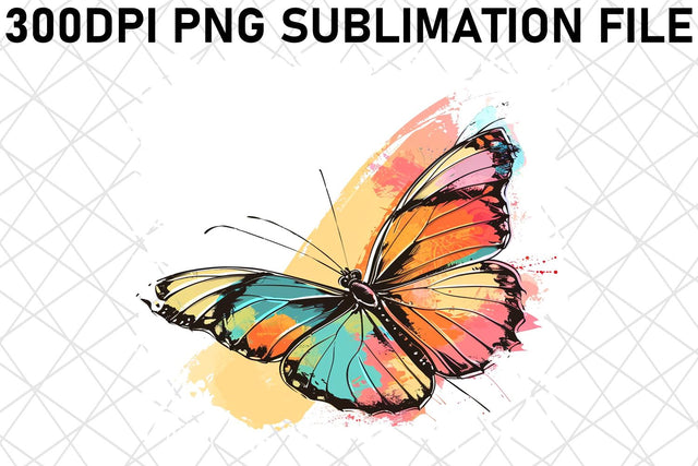 Graceful Butterfly Sublimation Bundle Sublimation afrosvg 