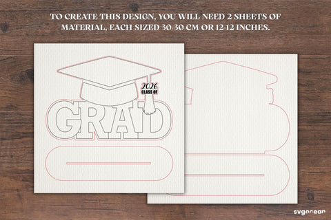 Grad 2026 Signature Sign Laser Cut SVG SvgOcean 