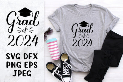 Grad of 2024. Class of 2024. Graduation SVG cut file SVG LaBelezoka 