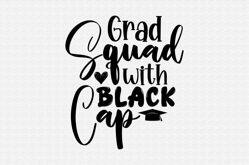 Grad Squad with Black Cap SVG orpitasn 