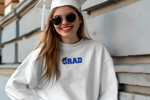 Grad with Cap Applique Embroidery Embroidery/Applique DESIGNS Risa Rocks It 