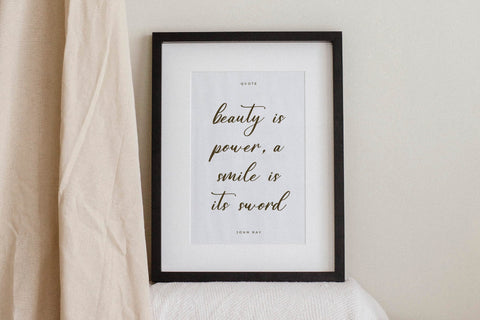 Gradefully Beauttina - Modern Beauty Script Font Letterena Studios 