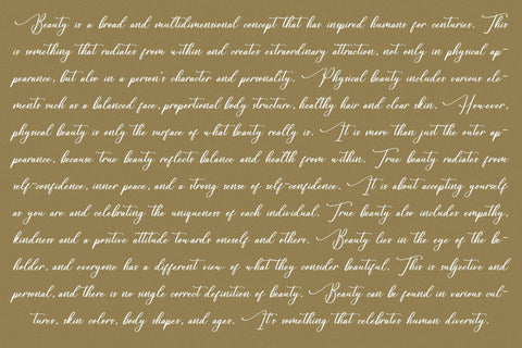 Gradefully Beauttina - Modern Beauty Script Font Letterena Studios 