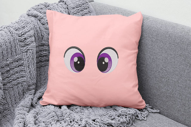 Gradient Cartoon Eyes Embroidery Embroidery/Applique DESIGNS Risa Rocks It 