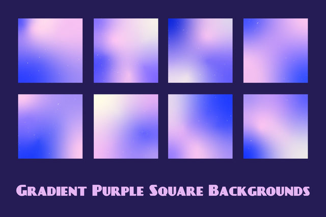 Gradient Purple Square Backgrounds JPG Digital Pattern Rin Green 