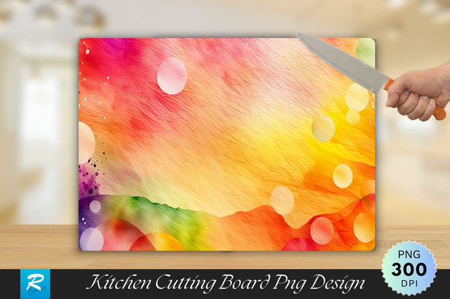Gradient With Texture Cutting Board Sublimation Regulrcrative 