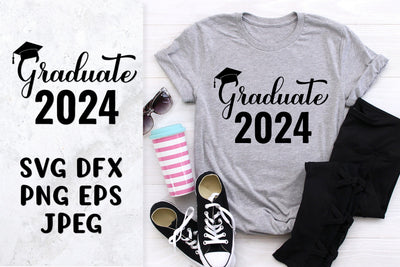 Graduate 2024. Class of 2024. Graduation SVG cut file SVG LaBelezoka 