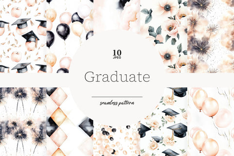 Graduate Paper and Pattern | Graduation Cap and Gown Digital Pattern GlamArtZhanna 
