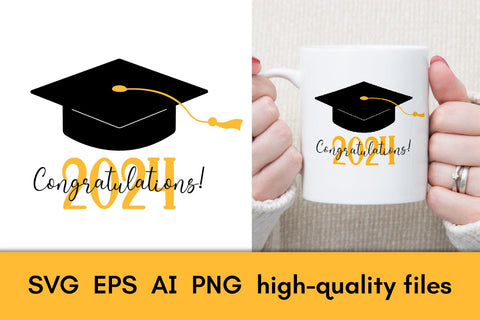 Graduation 2024 Congratulations PNG Sublimation, Greeting Card | Square Academic Cap SVG | Graduation Congrats Printable Vector Illustration SVG AnnaViolet_store 