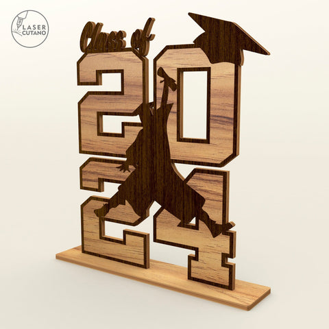 Graduation 2024 Decorative Laser Cut File SVG LaserCutano 