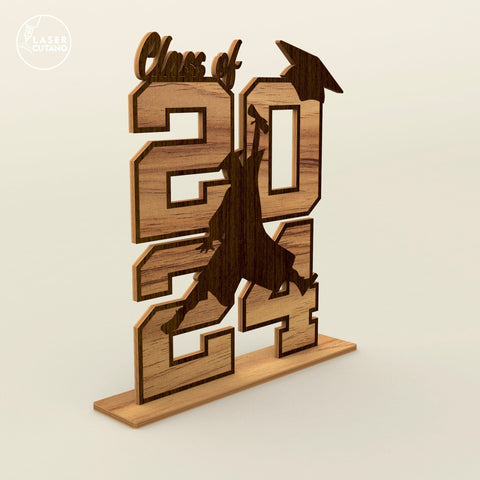 Graduation 2024 Decorative Laser Cut File SVG LaserCutano 