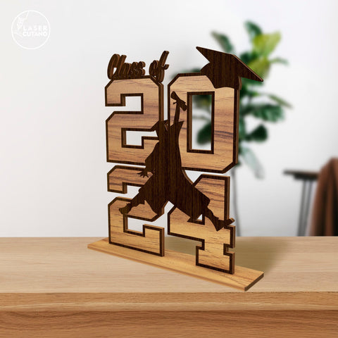 Graduation 2024 Decorative Laser Cut File SVG LaserCutano 