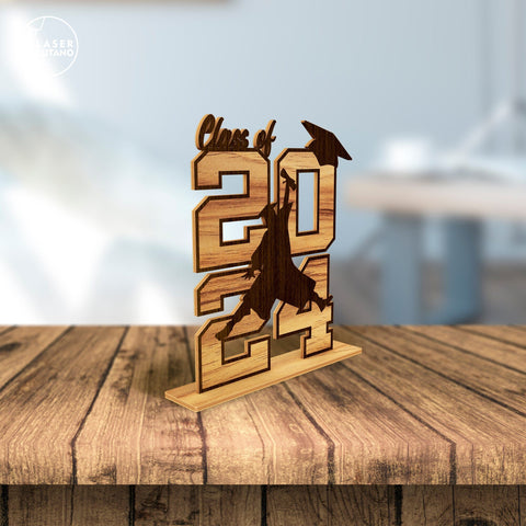 Graduation 2024 Decorative Laser Cut File SVG LaserCutano 