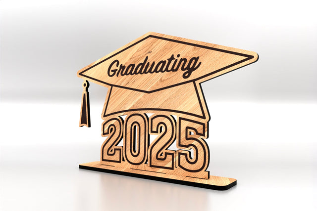 Graduation 2025 Stand SVG LaserCutano 
