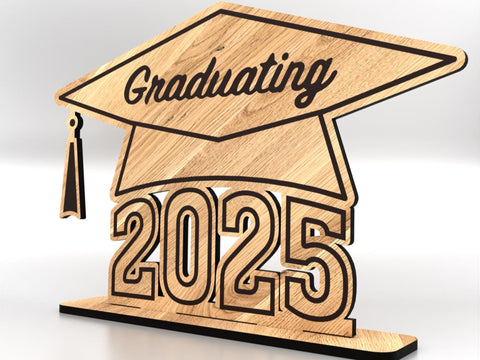Graduation 2025 Stand SVG LaserCutano 