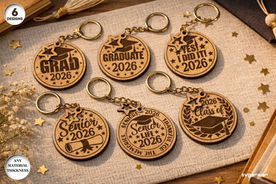 Graduation 2026 Keychain SVG Bundle SVG SvgOcean 