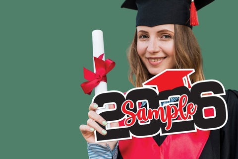 Graduation 2026 Party Name Sign, Graduation Decoration SVG zafrans studio 
