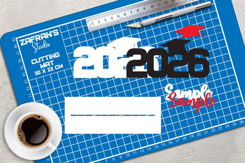 Graduation 2026 Party Name Sign, Graduation Decoration SVG zafrans studio 
